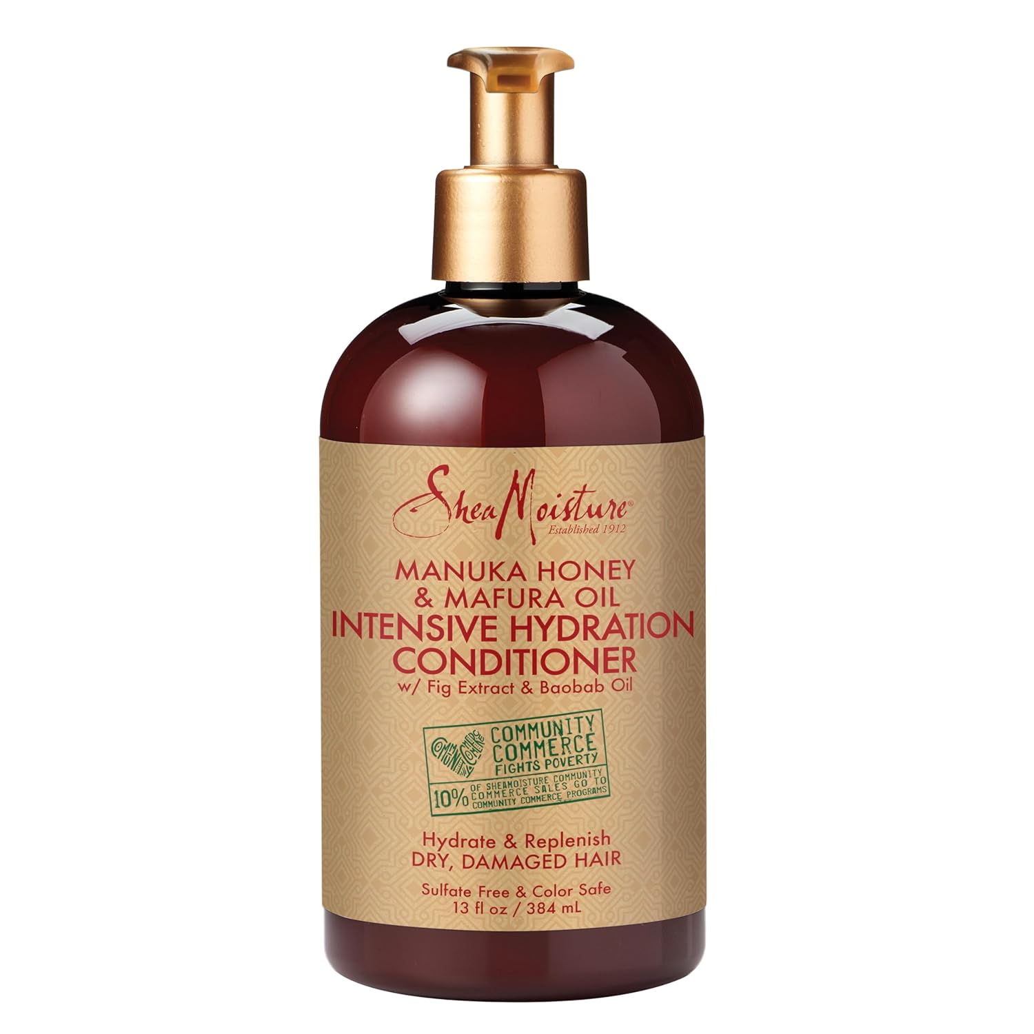 SheaMoisture Conditioner Intensive Hydration for Dry, Damaged Hair Manuka Honey and Mafura Oil to Nourish and Soften Hair 13 oz-0