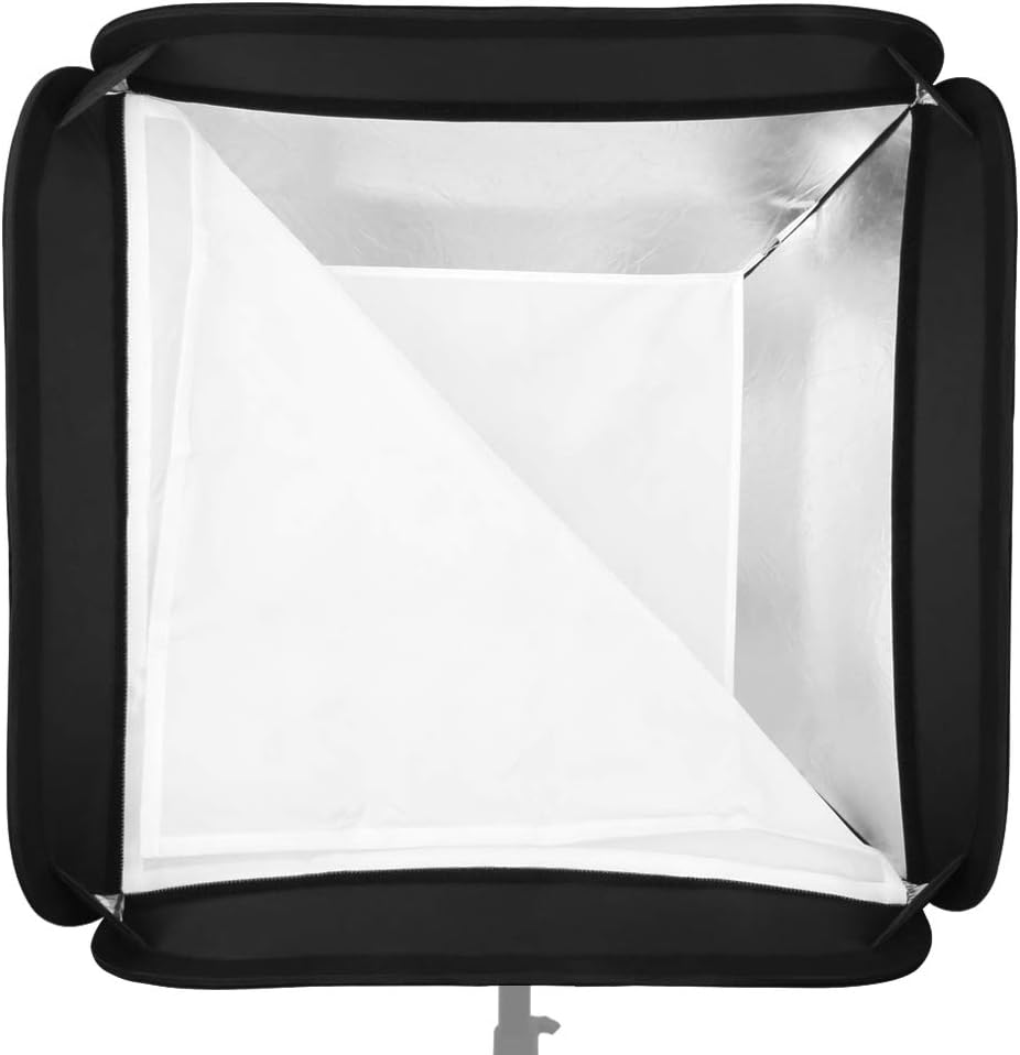 Godox Softbox 32''x32'' 80CMx80CM Fast-Setup Foldable Bowens Mount Softbox, Photography Lighting Softbox for Camera Flash Photography Studio Flash-3