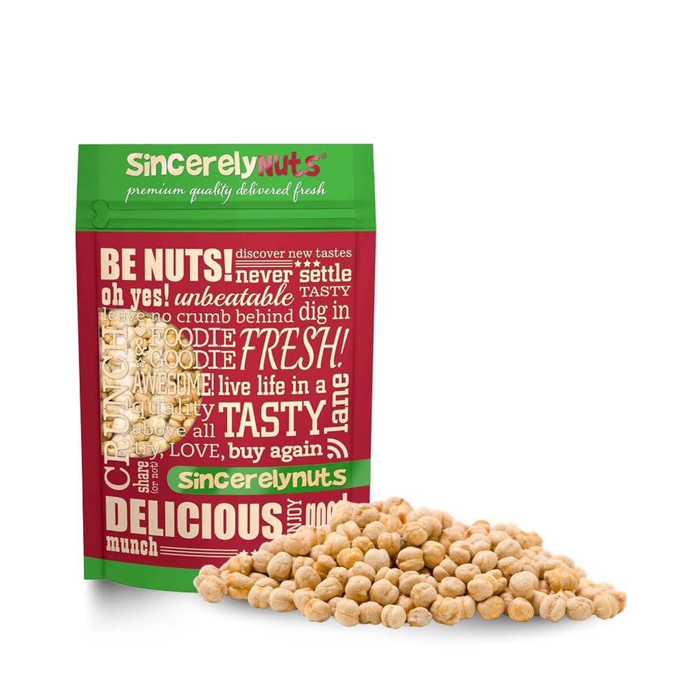 Sincerely Nuts Roasted and Unsalted Chickpeas (2 LB) Plant-Based Protein-Garbanzo Beans-Great Snack or Side Dish Alternative-Vegan, Kosher & Gluten-Free-Perfect Meal Addition for the Whole Family-0