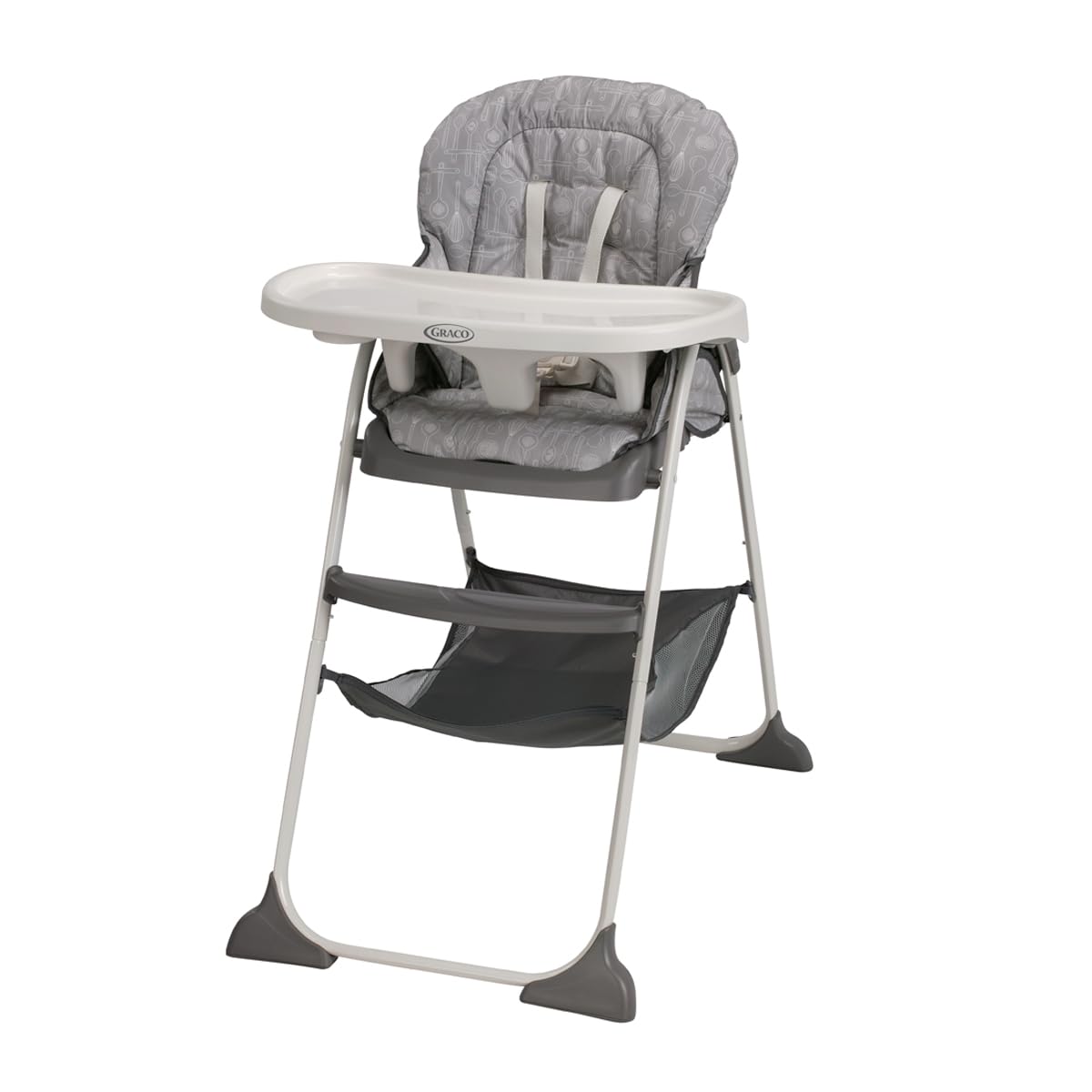 Graco Slim Snacker High Chair, Ultra Compact High Chair, Whisk-1