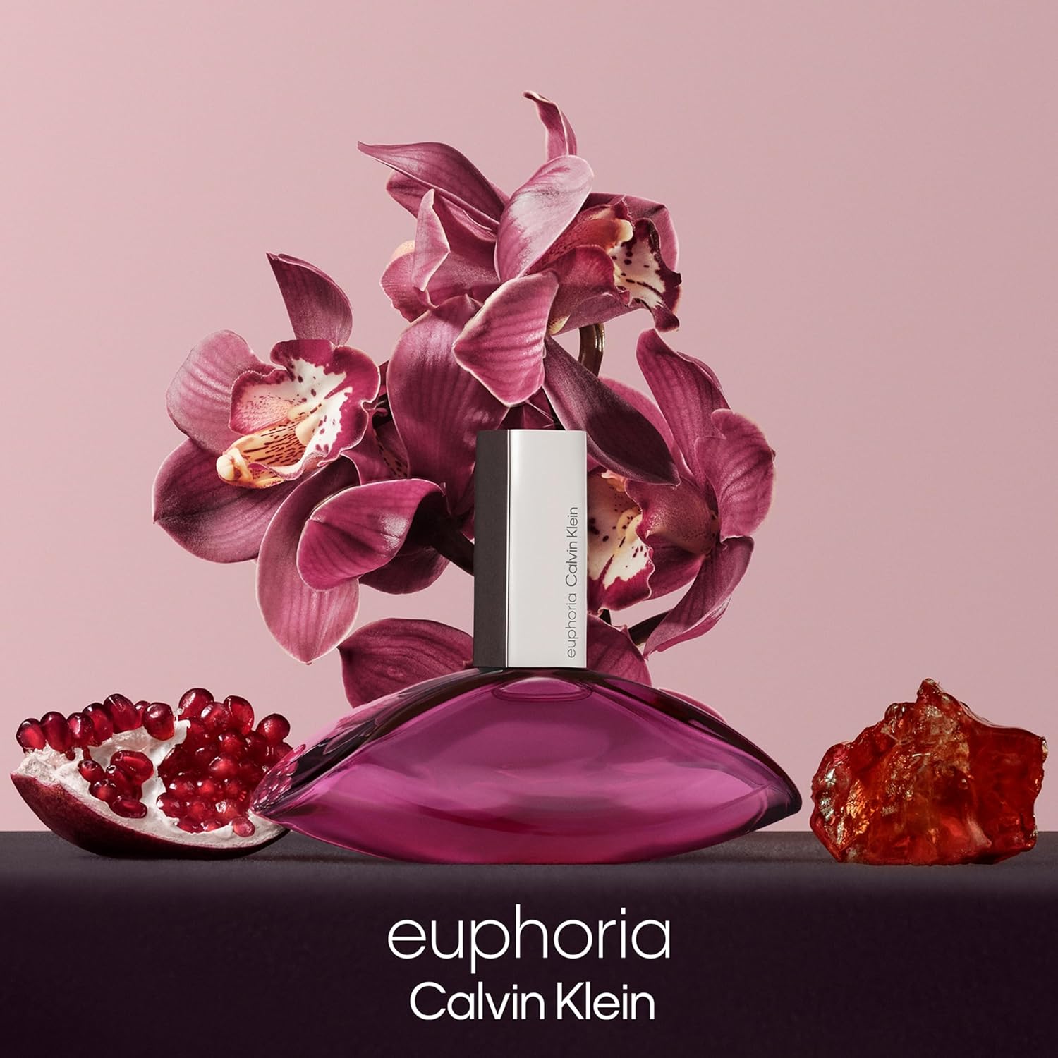 Calvin Klein Euphoria Eau de Parfum – Chypre Women's Perfume – With Notes of Pomegranate, Black Orchid, Lotus Blossom & Mahogany Wood – Luxury Perfumes for Women – Long Lasting Fragrance-2