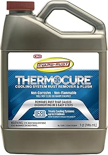 CRC Thermocure Coolant System Rust Remover, 32 Oz, Rust Remover for Vehicle Cooling Systems, Removes Rust Scale and Deposits