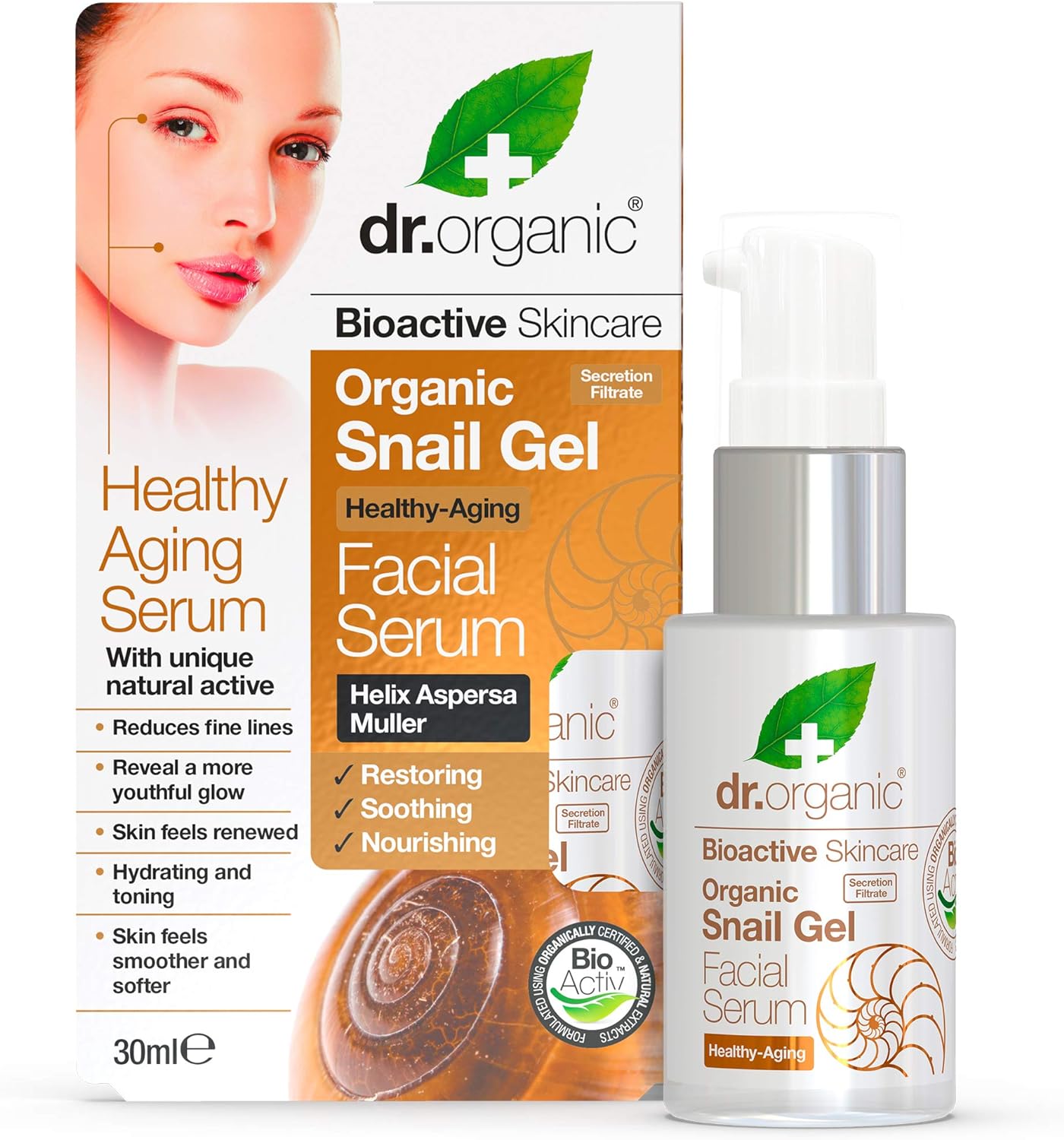 Organic Doctor Organic Snail Gel Facial Serum, 1.1 fl.oz.-0