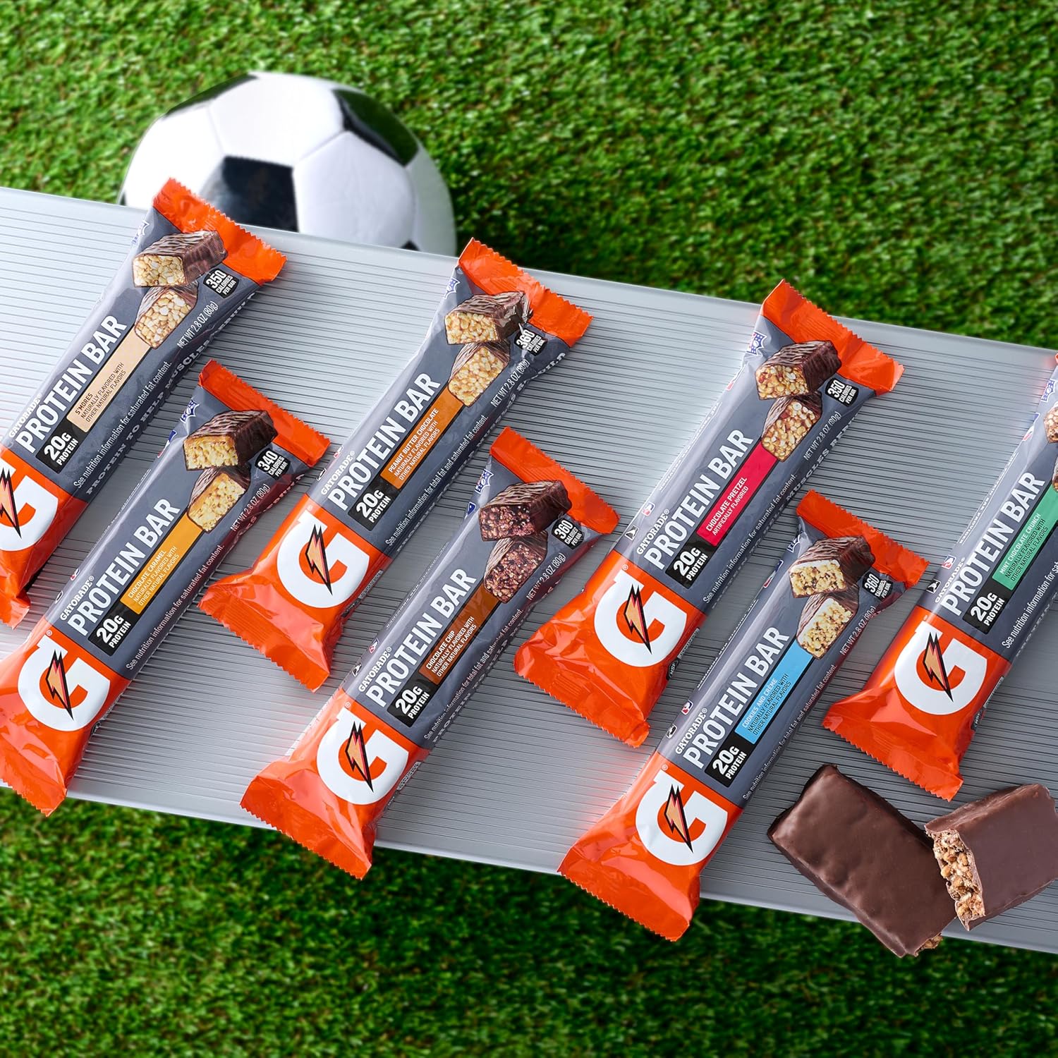 Gatorade Whey Protein Recover Bars, Chocolate Chip, 2.8 ounce(Pack of 12)-5