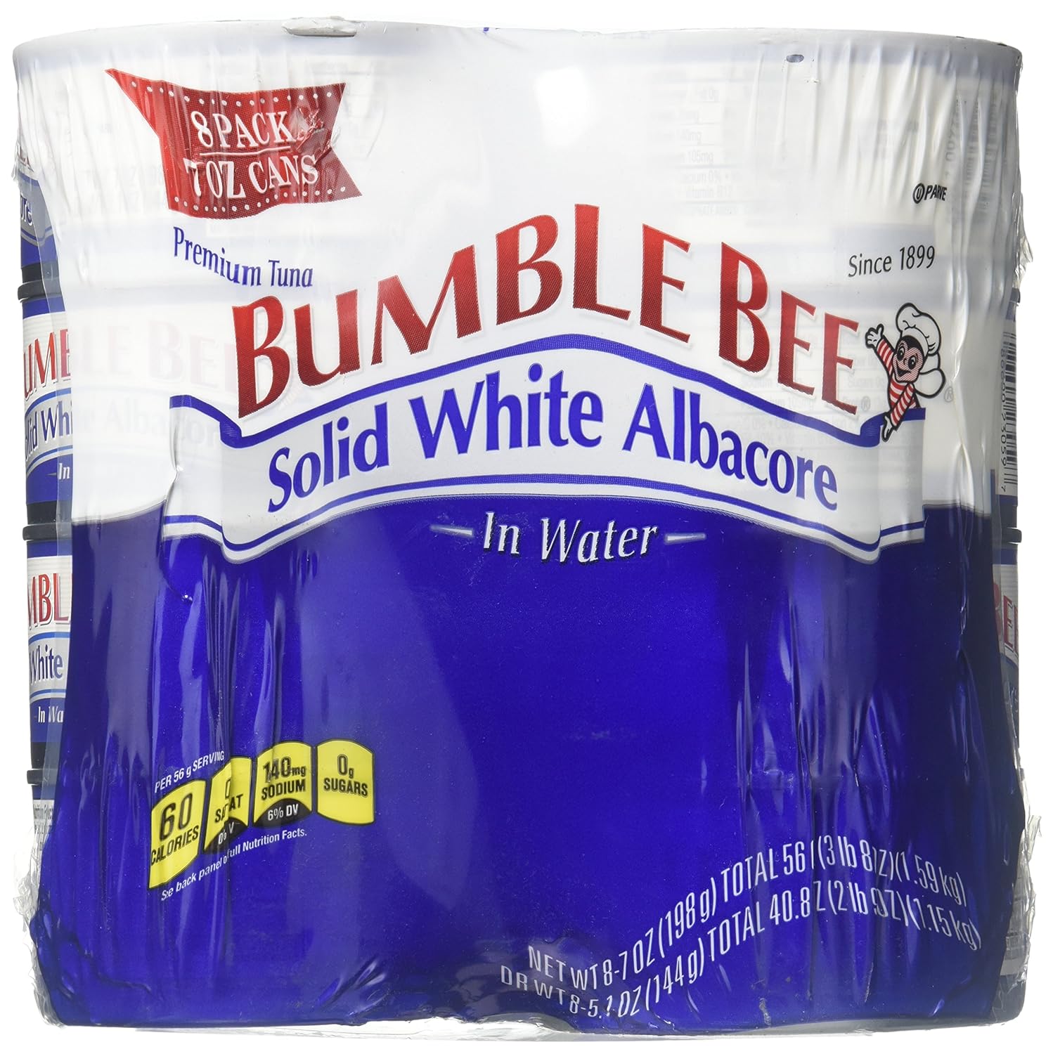 Bumble Bee Solid White Albacore, 7 Oz, Pack of 8-0