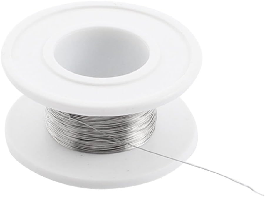 uxcell 15M Long AWG32 0.2mm Diameter Resistor Wire for Kiln Furnace-0