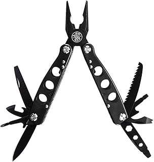 Smith & Wesson 6.5in Stainless Steel 14 Function Multi-Tool with Bottle Opener, Pliers, Screwdrivers and Sheath for Outdoor, Survival and EDC