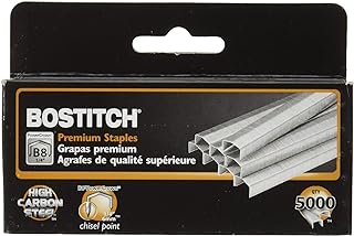 Value Pack of 6 Boxes Stanley Bostitch B8 Powercrown Premium 1/4" Staples (Stcrp21151/4)