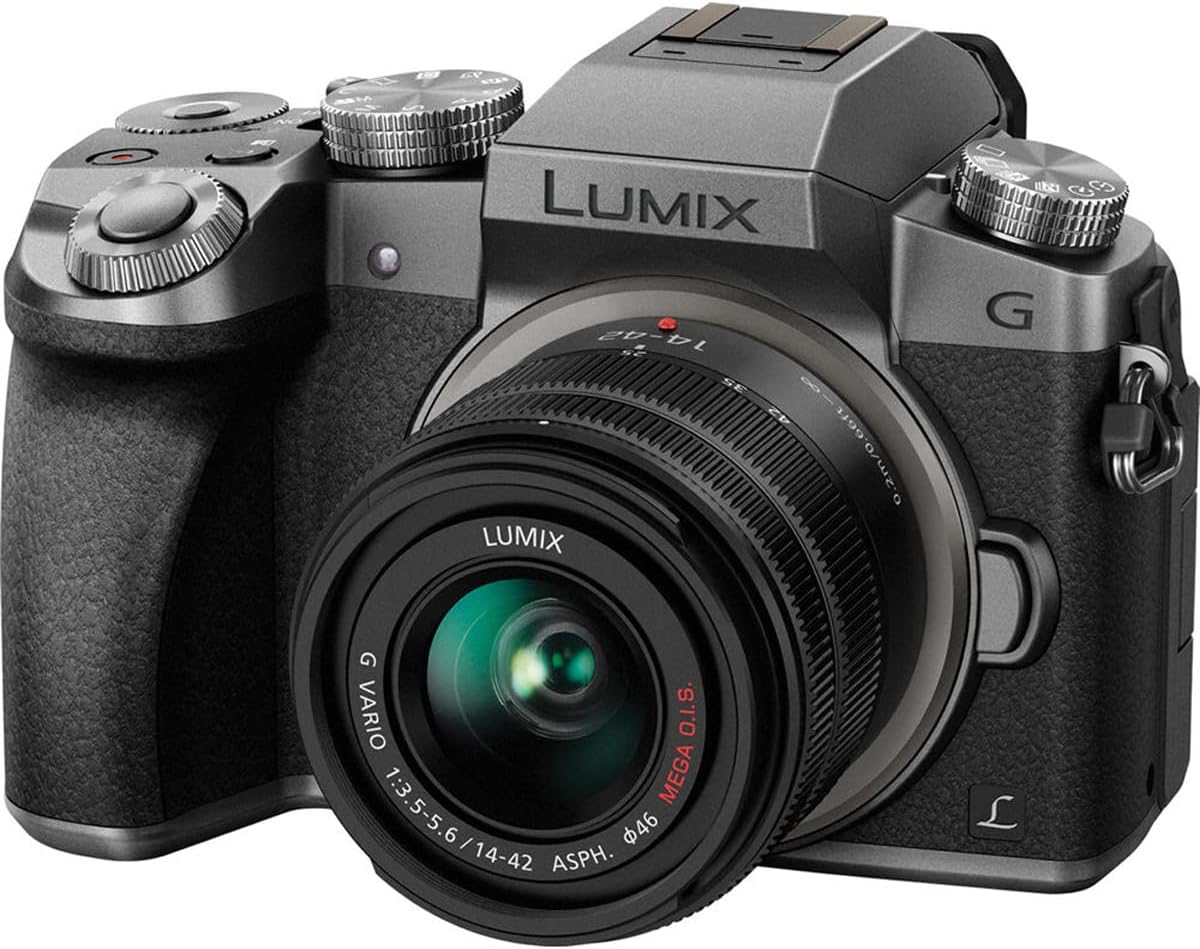 Panasonic LUMIX G7KS 4K Mirrorless Camera, 16 Megapixel Digital Camera, 14-42 mm Lens Kit, DMC-G7KS-1