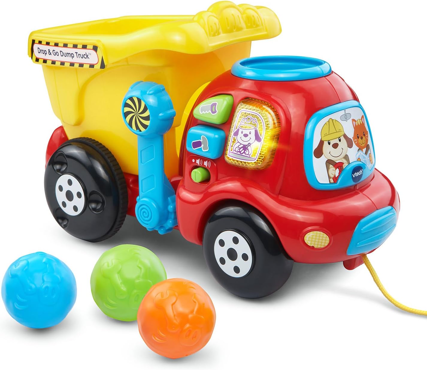 VTech Drop and Go Dump Truck, Yellow-0