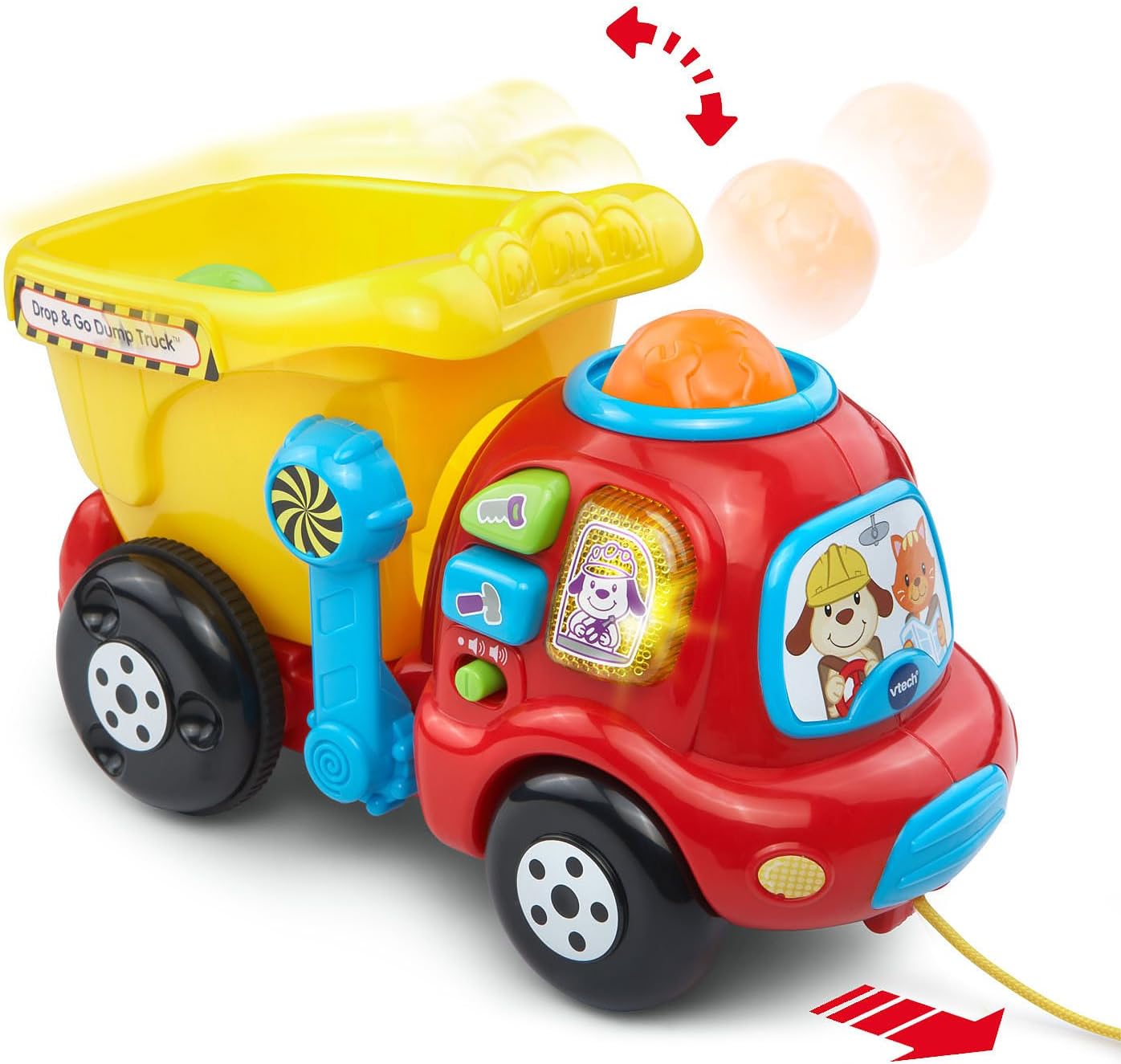 VTech Drop and Go Dump Truck, Yellow-2