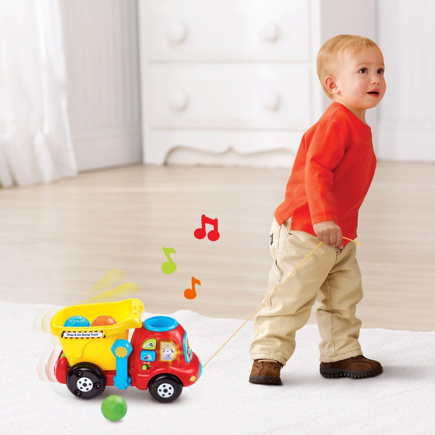 VTech Drop and Go Dump Truck, Yellow-3