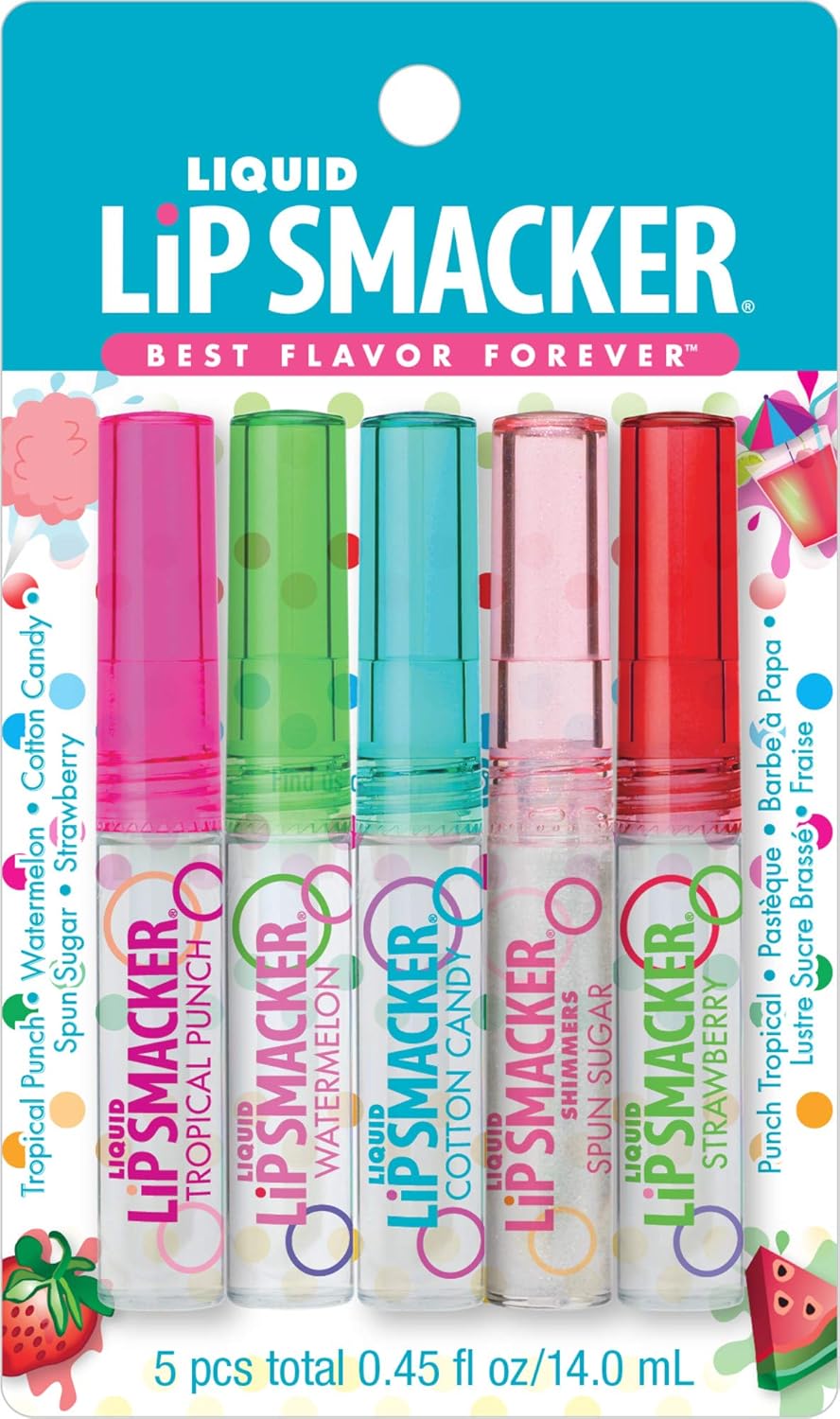 Lip Smacker Liquid Lip Gloss Friendship Pack, 5 Count-0