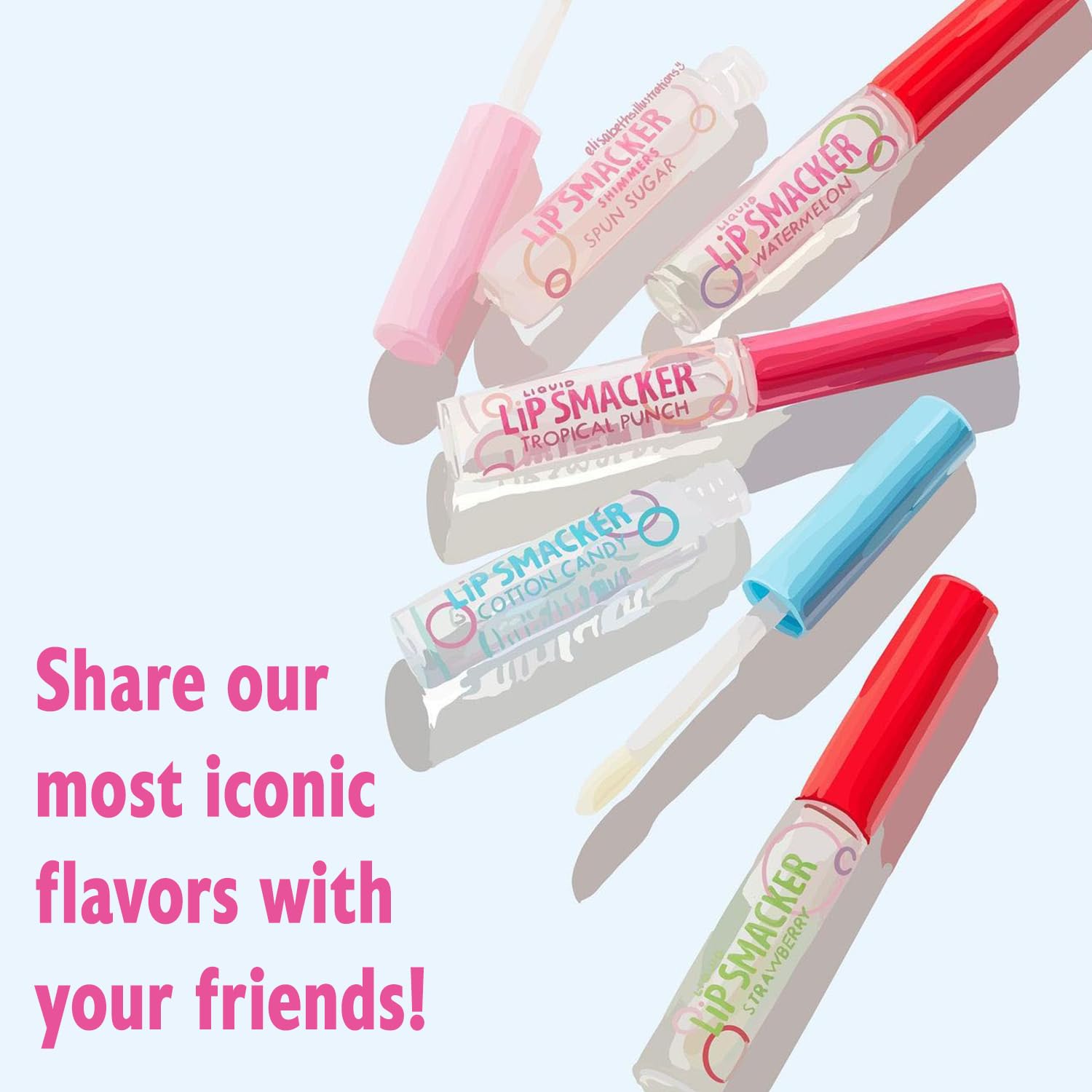 Lip Smacker Liquid Lip Gloss Friendship Pack, 5 Count-2