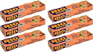 Rio Mare: Tuna Fish in Olive Oil, Yellowfin Tuna Quality - 80g (2.82oz) Cans (Pack of 24, 4.23lb Total) [ Italian Import ]