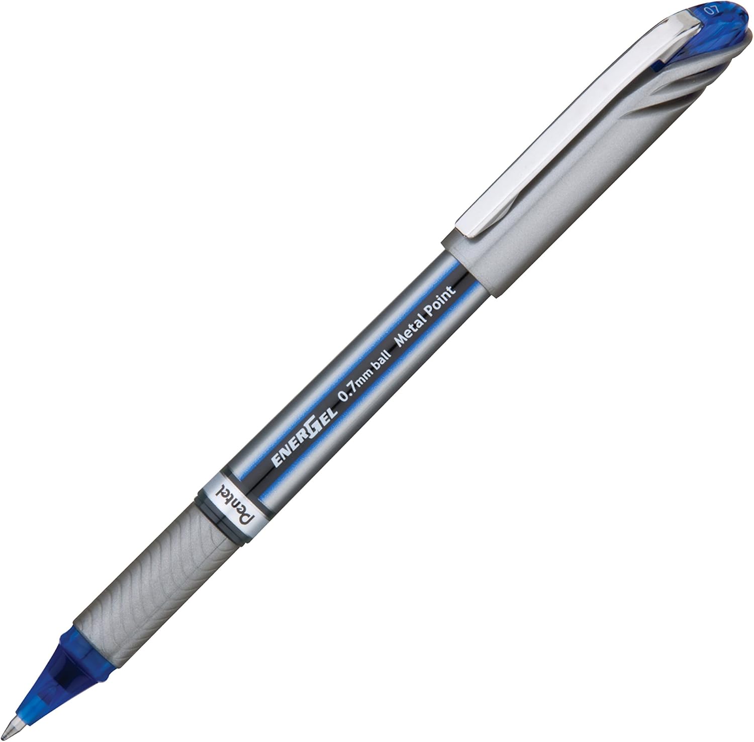 Pentel® EnerGel™ NV Rollerball Pens, Medium Point, 0.7 mm, Blue Ink, Pack Of 4-1