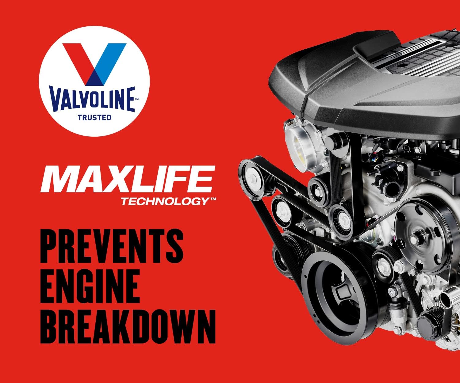 Valvoline High Mileage with MaxLife Technology SAE 5W-30 Synthetic Blend Motor Oil 5 QT-4