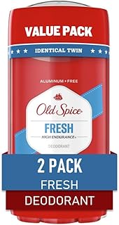 Old Spice Men's Aluminum Free Deoderant, High Endurance, Fresh Scent, 24-hr Odor Protection, 3.0 oz (Pack of 2)