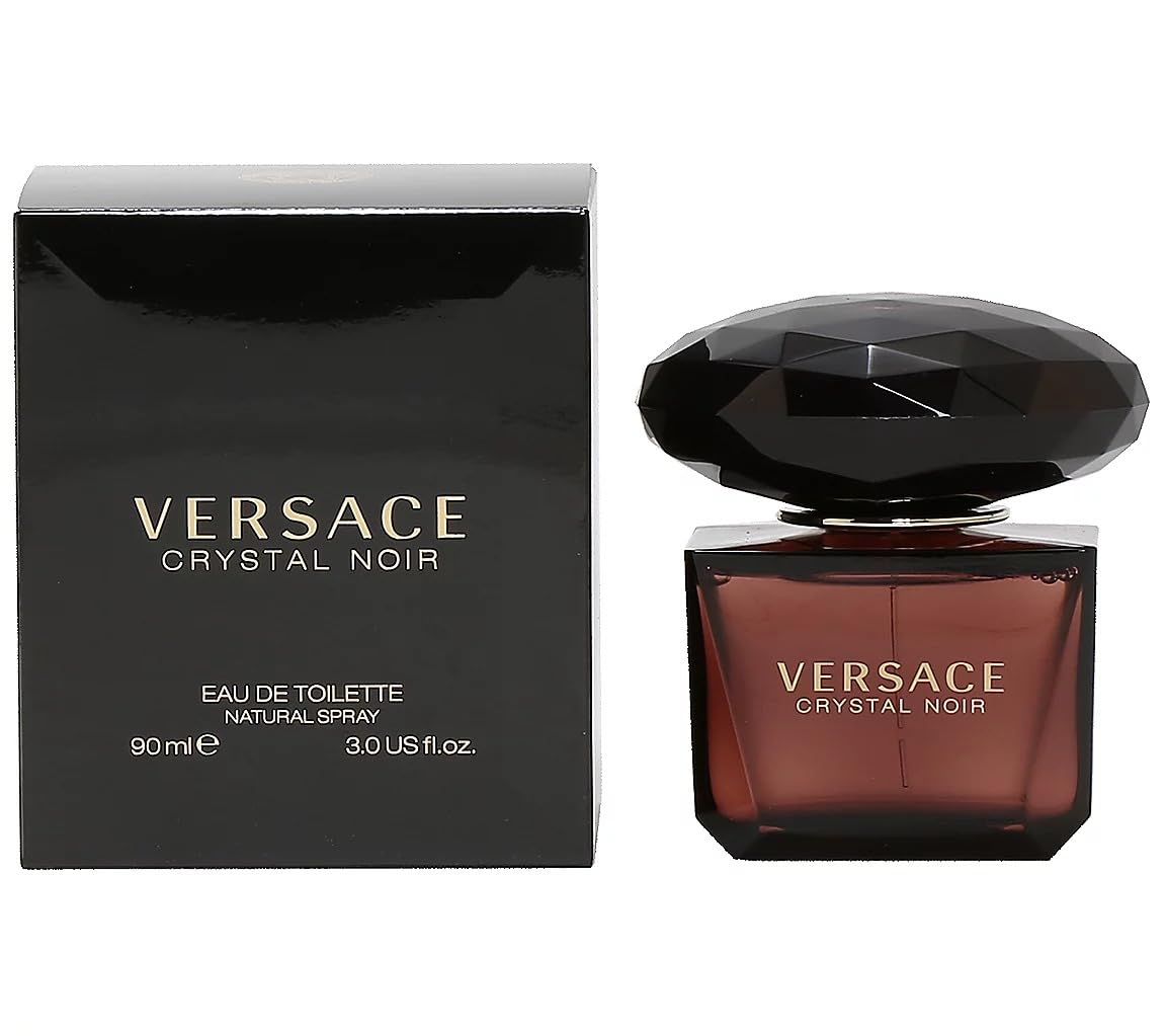 Versace Crystal Noir Eau De Toilette Spray for Women, 3 Fluid Ounce-1