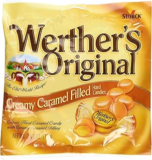 Werther's Original Creamy Caramel Filled Hard Candies (2.65oz) 3 Pack