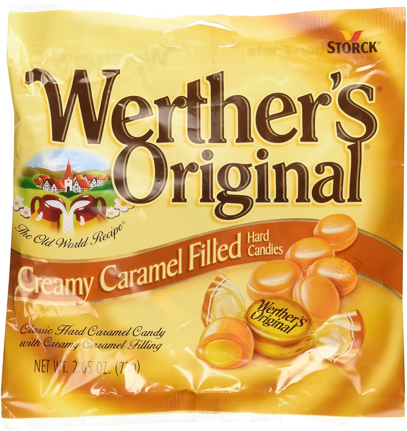 Werther's Original Creamy Caramel Filled Hard Candies (2.65oz) 3 Pack-0