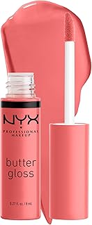 NYX PROFESSIONAL MAKEUP Butter Gloss, Non-Sticky Lip Gloss - Creme Brulee (Natural)