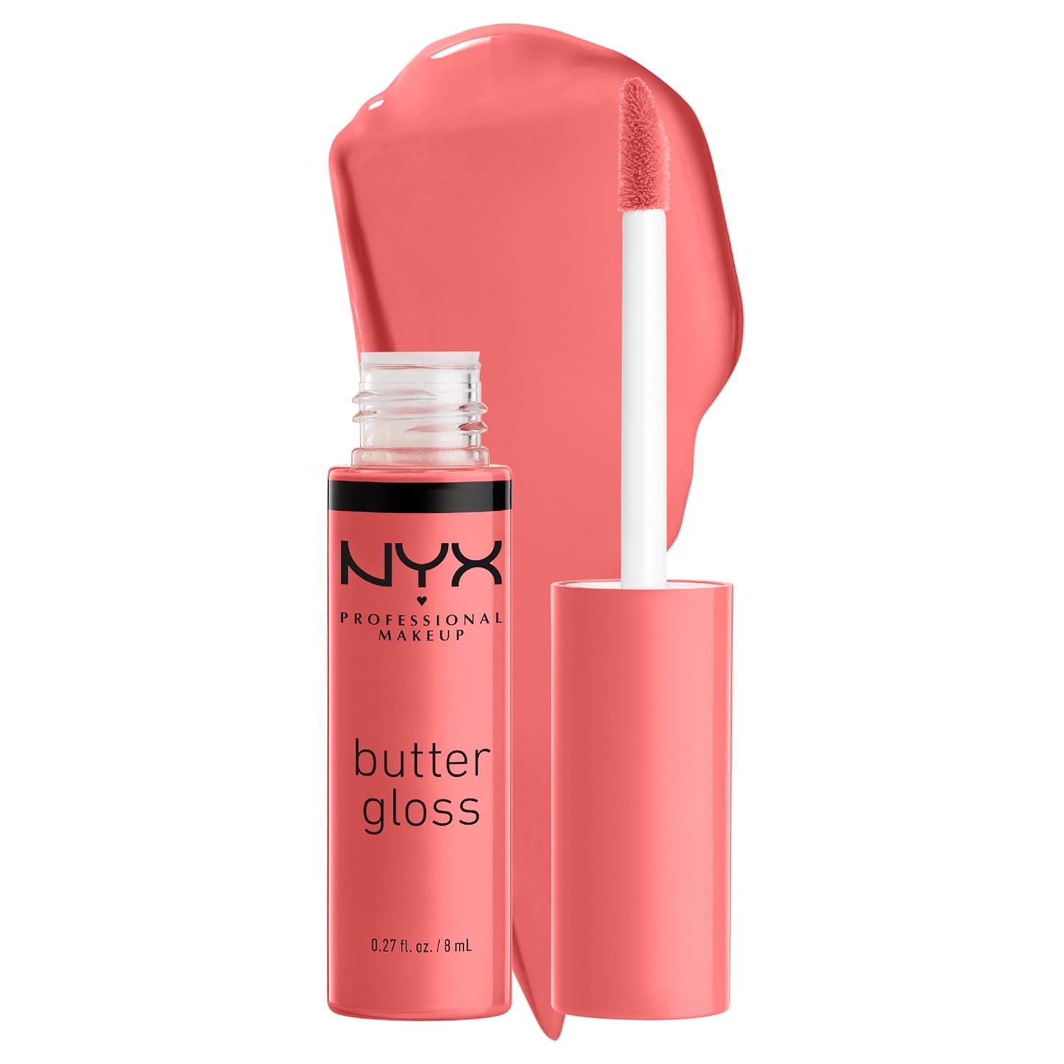 NYX PROFESSIONAL MAKEUP Butter Gloss, Non-Sticky Lip Gloss - Creme Brulee (Natural)-0