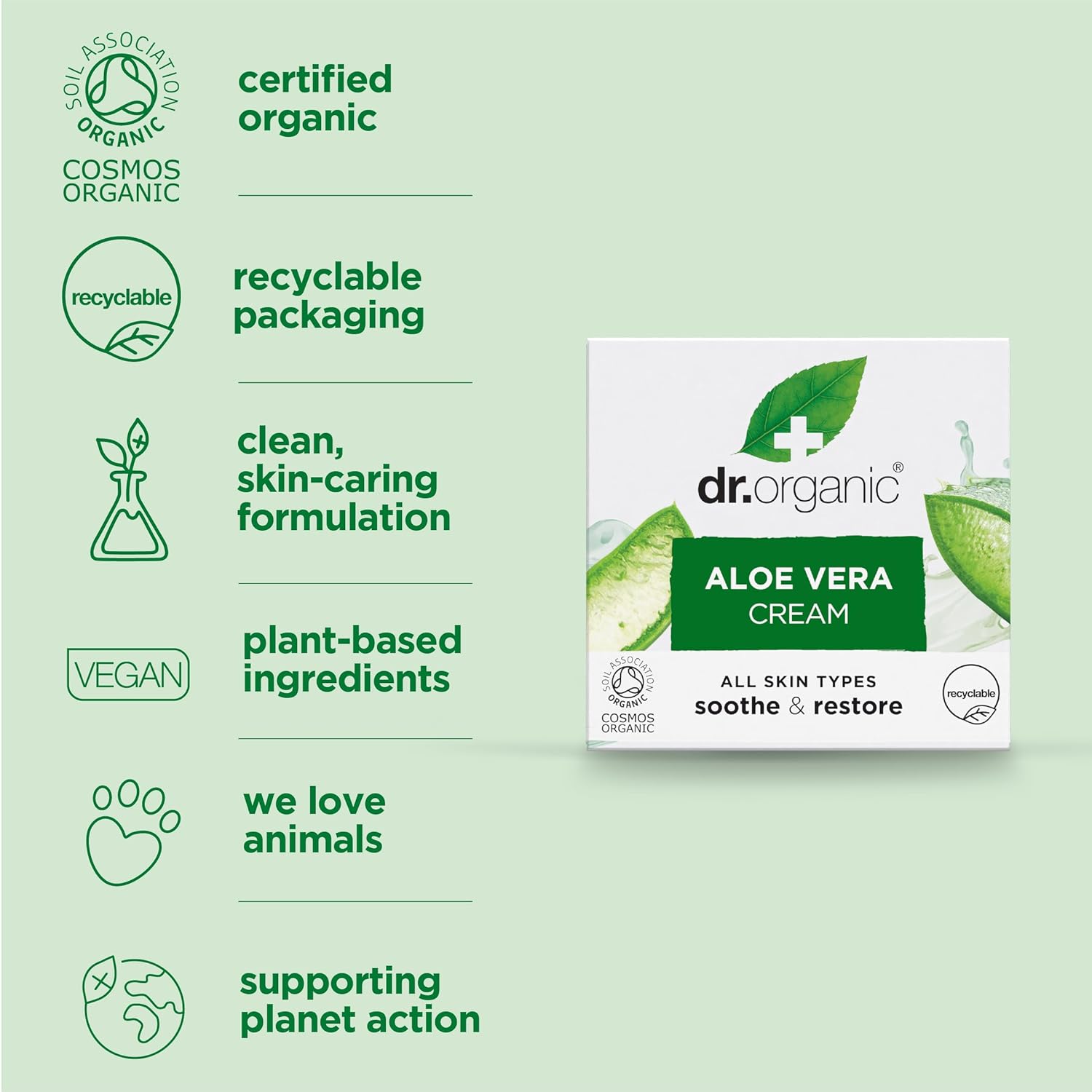 Organic Doctor Organic Aloe Vera Concentrated Cream, 1.7 fl.oz.-5