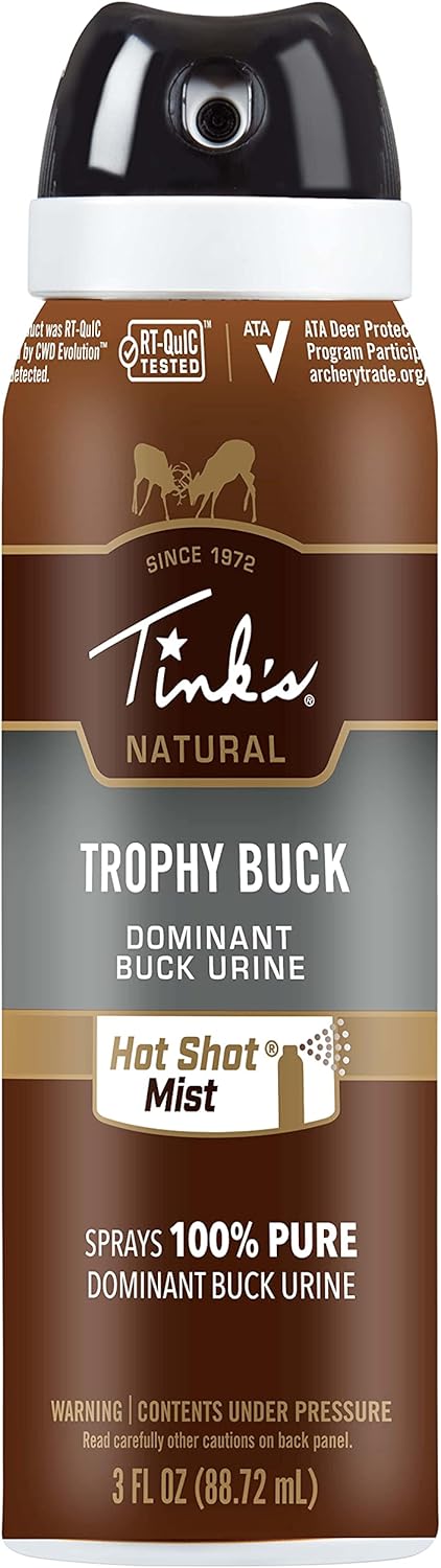 TINK'S Trophy Buck Hot Shot Buck Mist - 3 Ounce Can-0