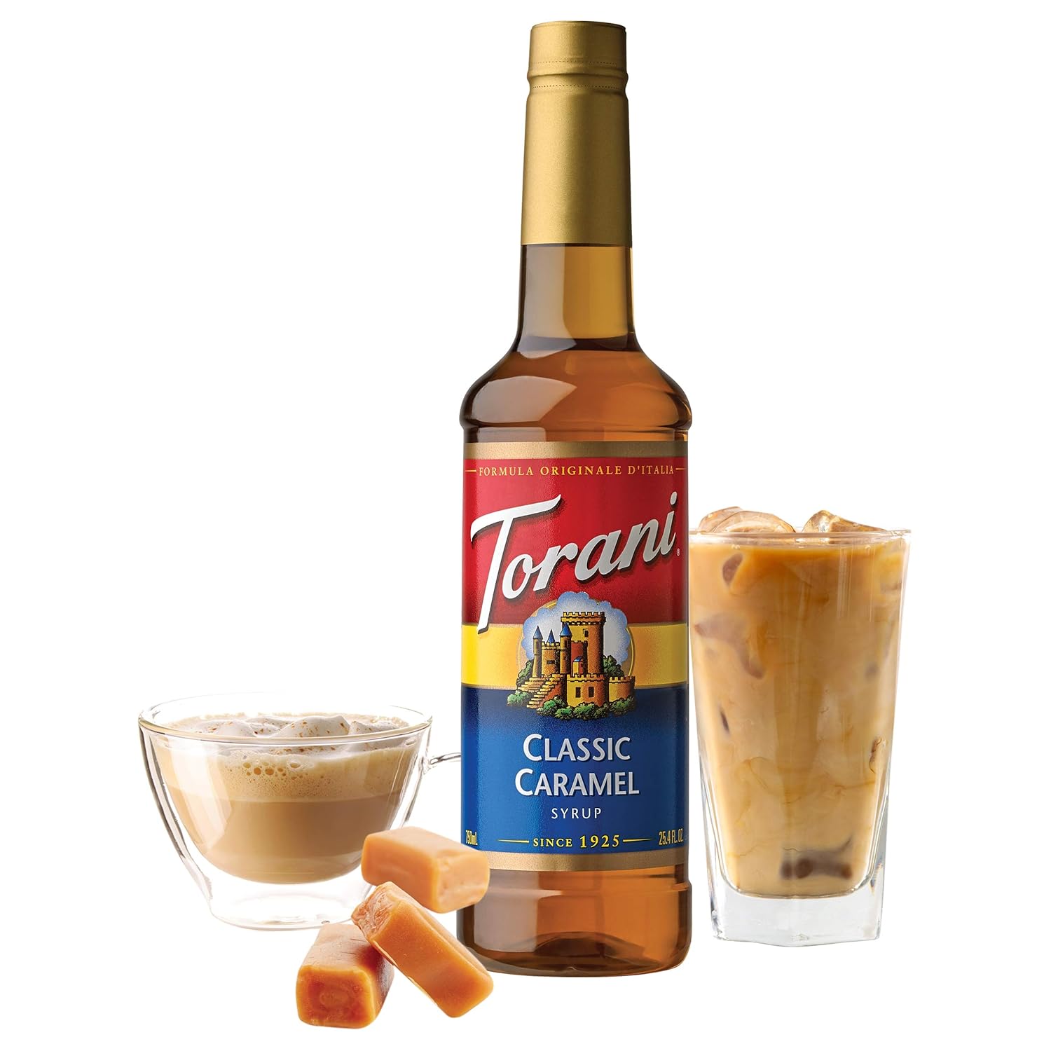 Torani Syrup, Classic Caramel, 25.4 Ounces (Pack of 4)-1