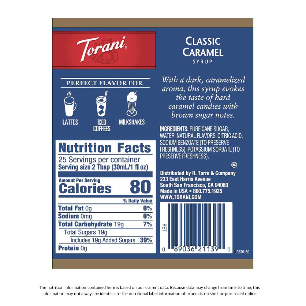 Torani Syrup, Classic Caramel, 25.4 Ounces (Pack of 4)-7