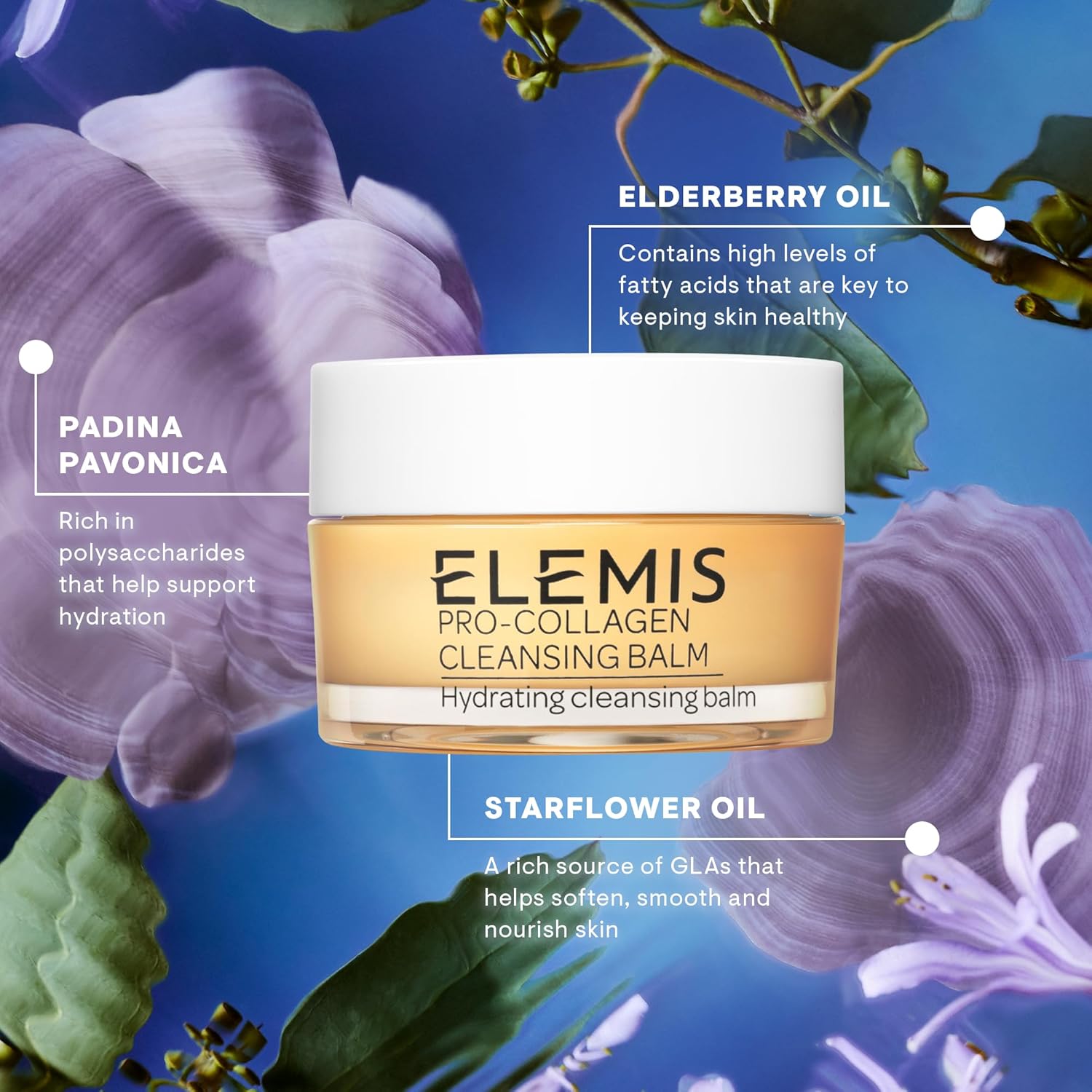 ELEMIS Pro-Collagen Travel Size Cleansing Balm Makeup Remover, Hydrating Facial Cleanser, Oil Cleanser, Oil Makeup Remover, Deep Cleanse-5