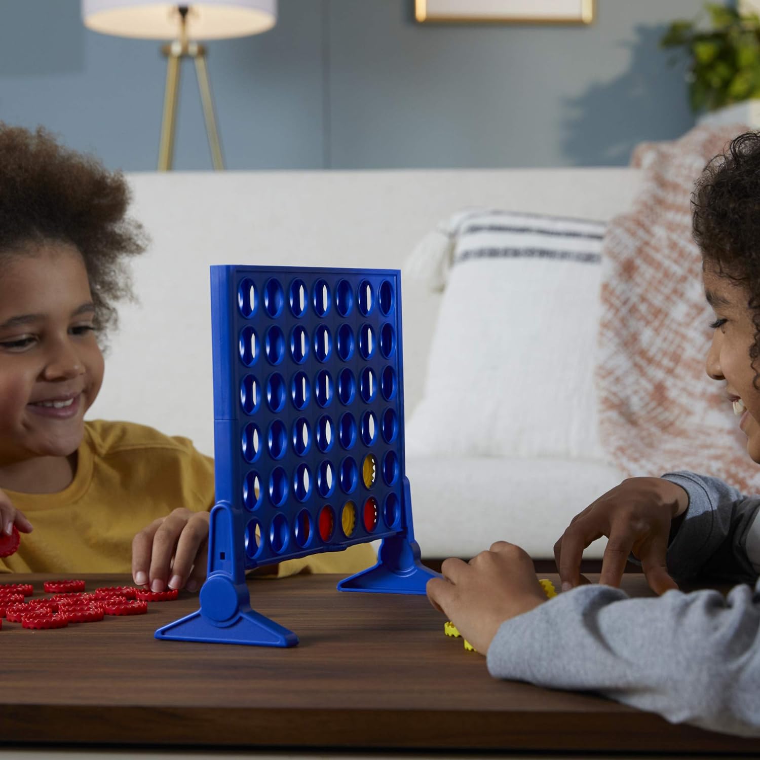 Hasbro Gaming Connect 4 Classic Grid,4 in a Row Game,Strategy Board Games for Kids,2 Player .for Family and Kids,Ages 6 and Up-10