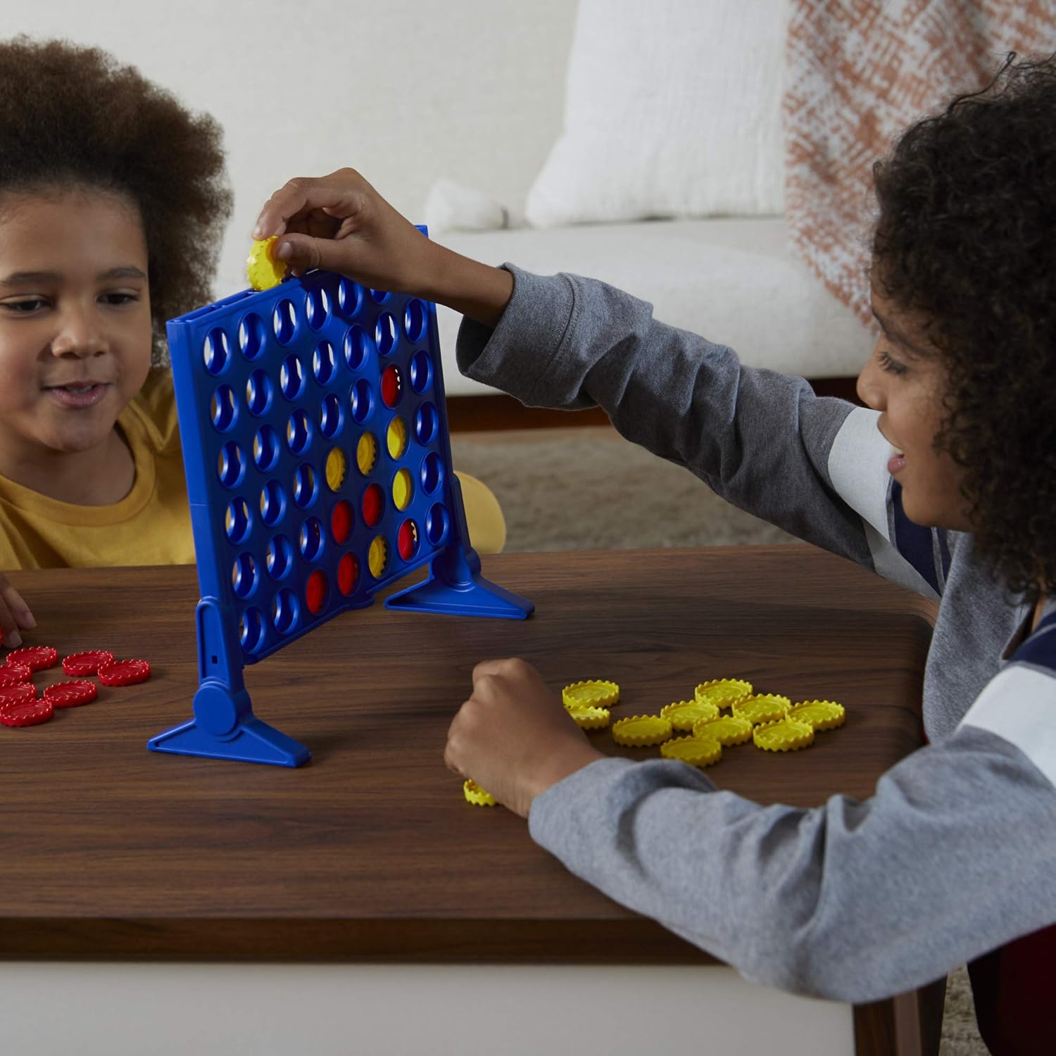 Hasbro Gaming Connect 4 Classic Grid,4 in a Row Game,Strategy Board Games for Kids,2 Player .for Family and Kids,Ages 6 and Up-3