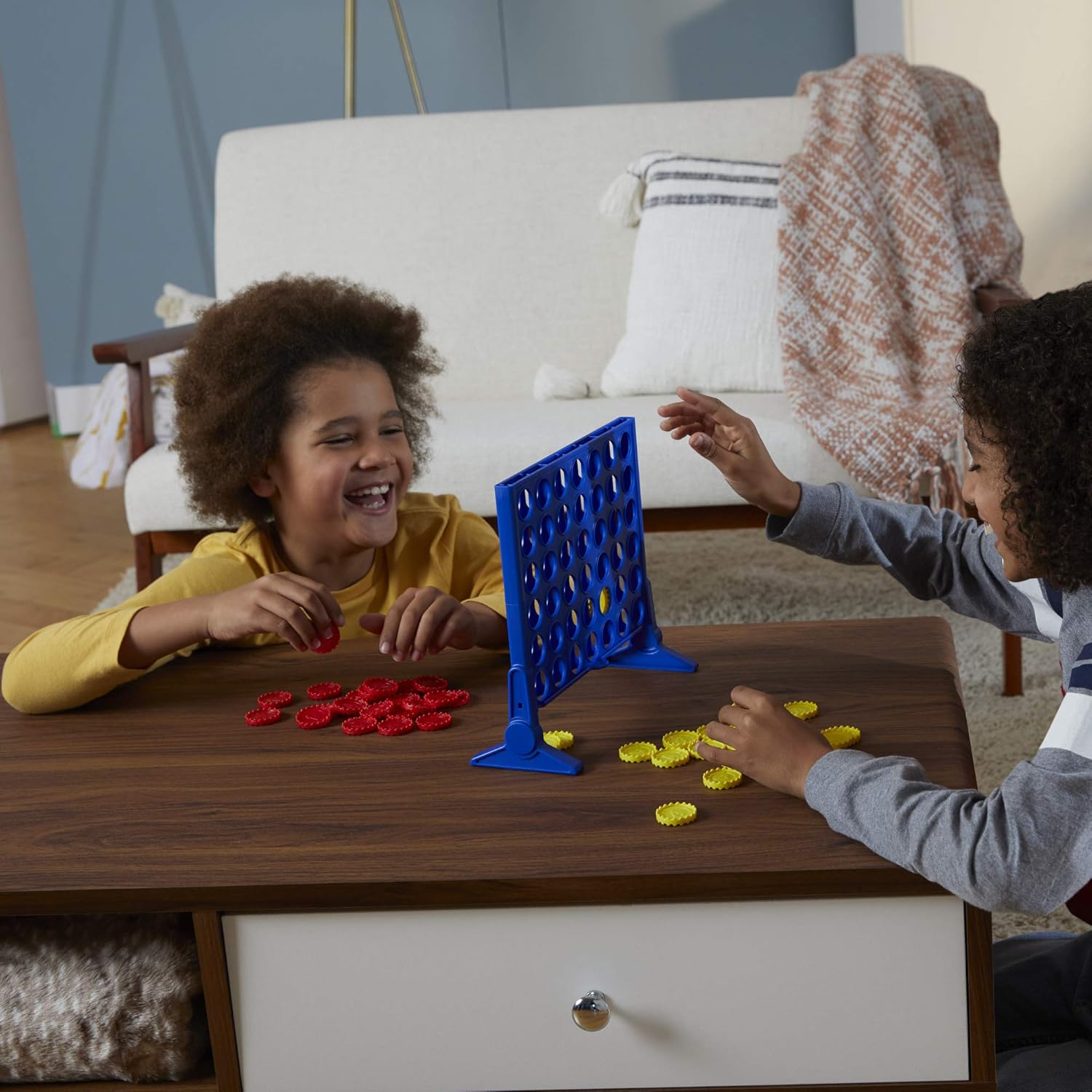 Hasbro Gaming Connect 4 Classic Grid,4 in a Row Game,Strategy Board Games for Kids,2 Player .for Family and Kids,Ages 6 and Up-5