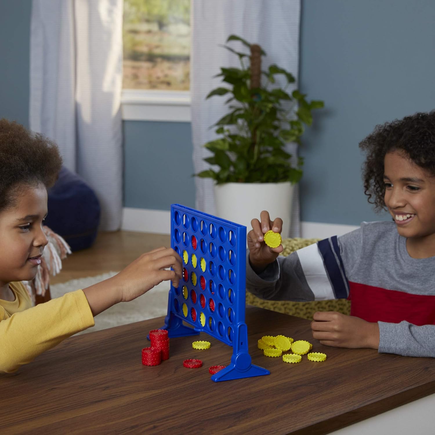 Hasbro Gaming Connect 4 Classic Grid,4 in a Row Game,Strategy Board Games for Kids,2 Player .for Family and Kids,Ages 6 and Up-6