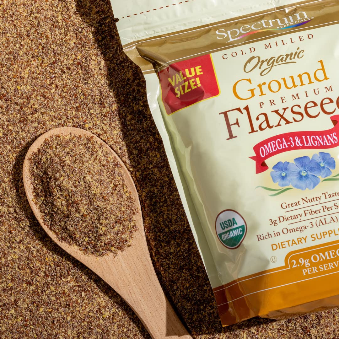 Spectrum Essentials Organic Ground Premium Flaxseed, 24 Oz-2