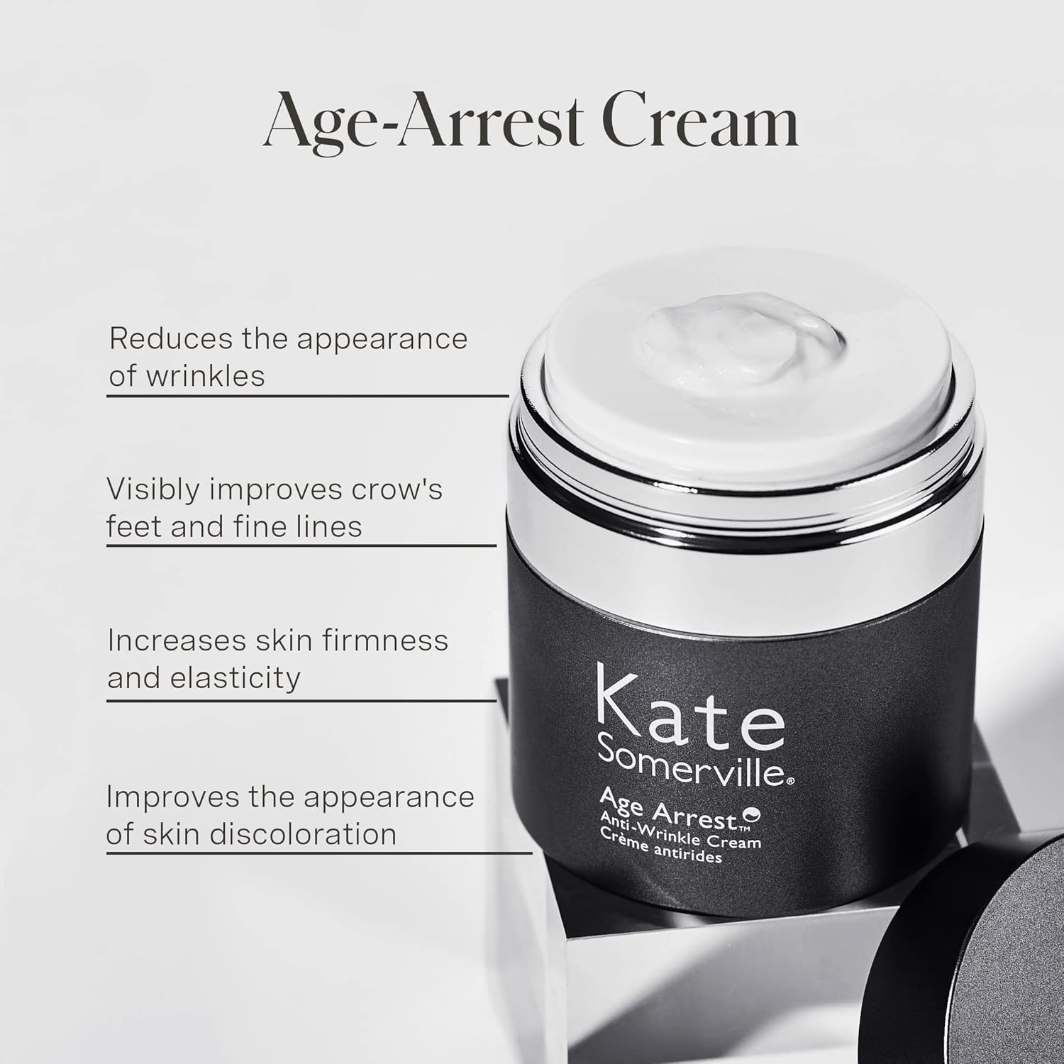 Kate Somerville Age Arrest Anti-Wrinkle Cream | Advanced Anti-Aging Moisturizer | Increases Skin Firmness & Elasticity | 1.7 Fl Oz-3