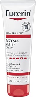 Eucerin Eczema Relief Cream, Full Body Lotion for Eczema-Prone Skin, Moisturizing Eczema Cream, Body Moisturizer, 8 oz. Tube