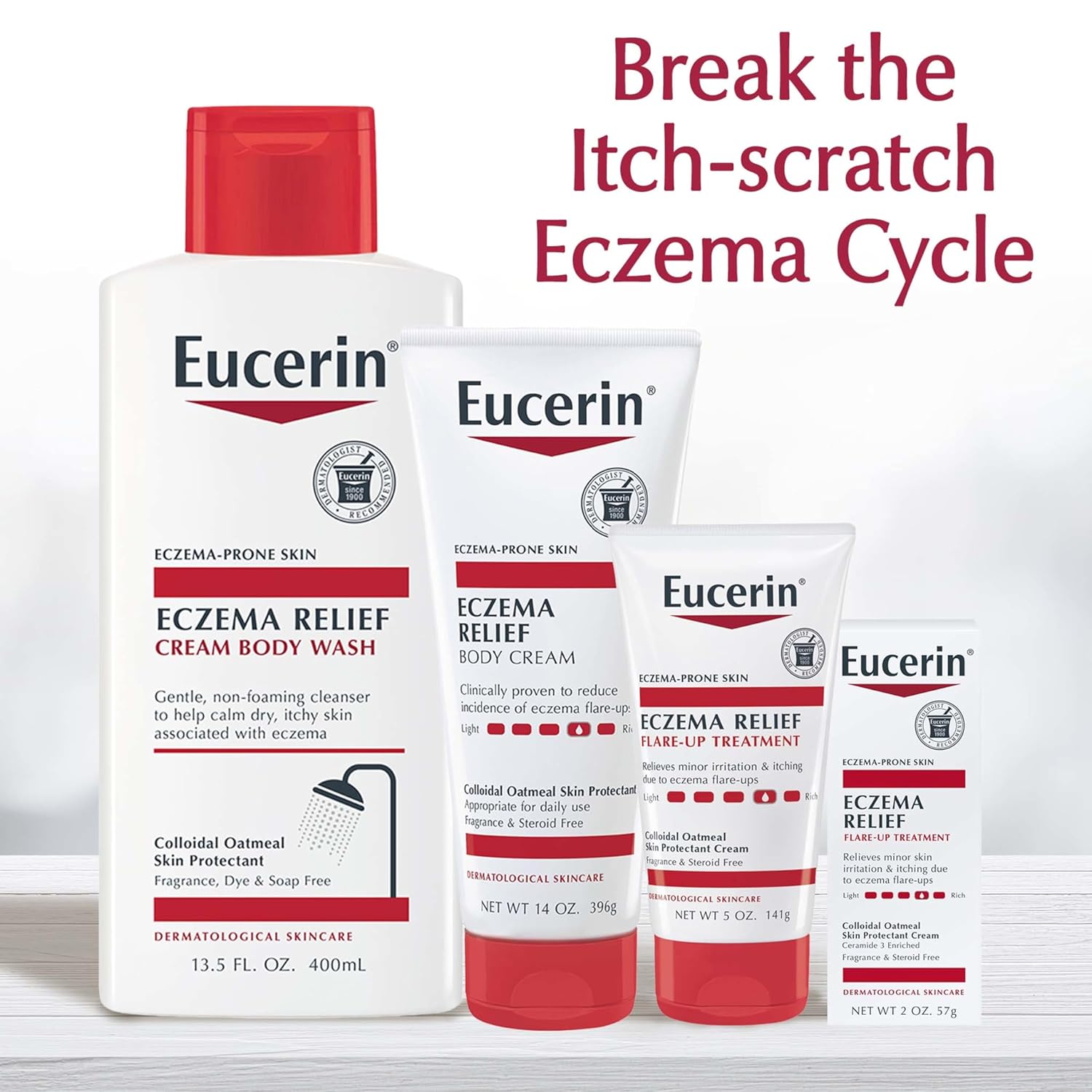 Eucerin Eczema Relief Cream, Full Body Lotion for Eczema-Prone Skin, Moisturizing Eczema Cream, Body Moisturizer, 8 oz. Tube-7