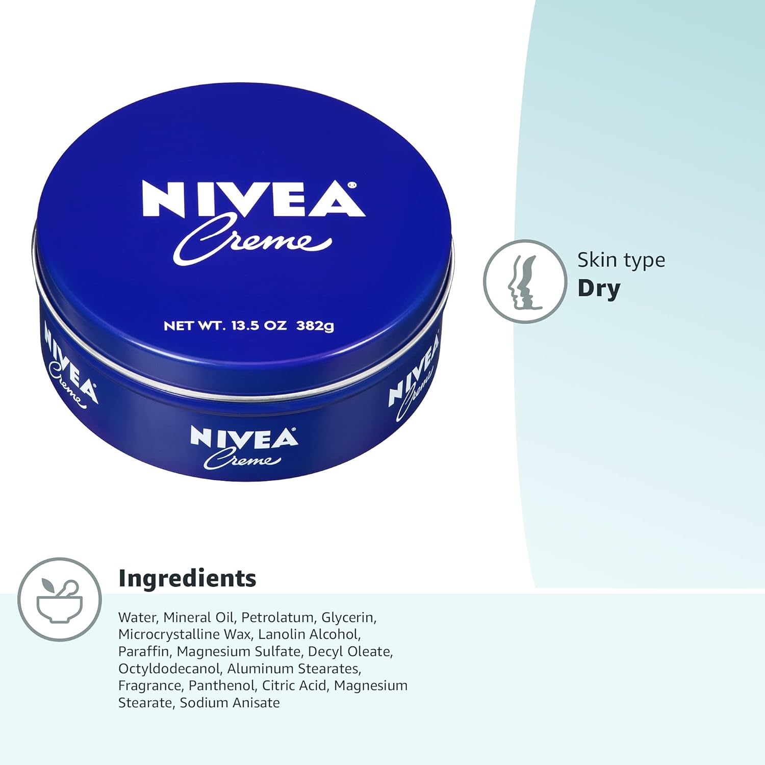 NIVEA Creme, Moisturizing Cream - Body Cream, Face Cream, and Hand Cream, 13.5 Oz Tin-10