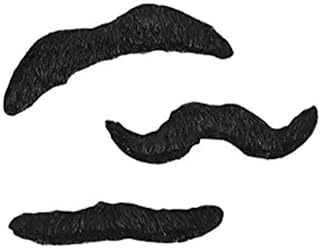 Rhode Island Novelty 3.5 Inch Mustache Set, One Pack of 3