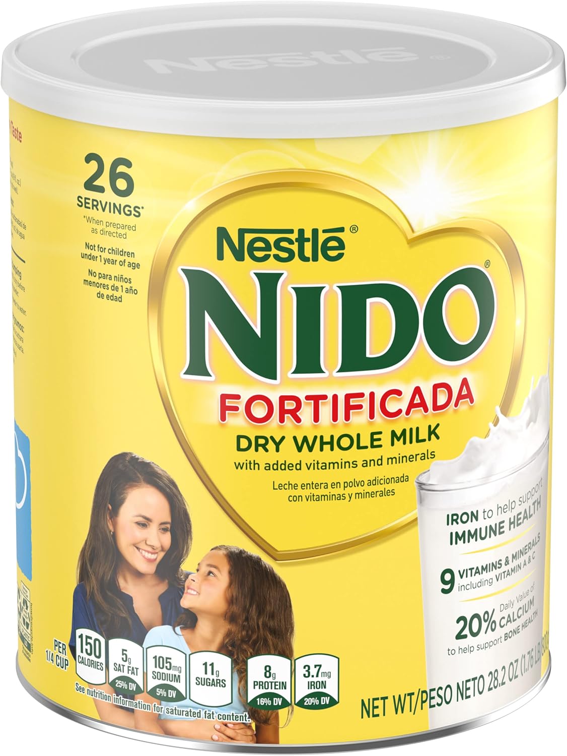 Nido Fortificada Dry Whole Milk 1.76 Pound-13