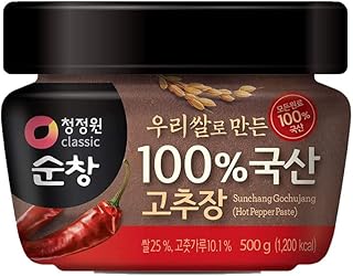 Chung Jung One Gochujang Paste, Premium Korean Red Chili Paste with 100% Korean Ingredients, 500g (1.1lb) (1 Pack)