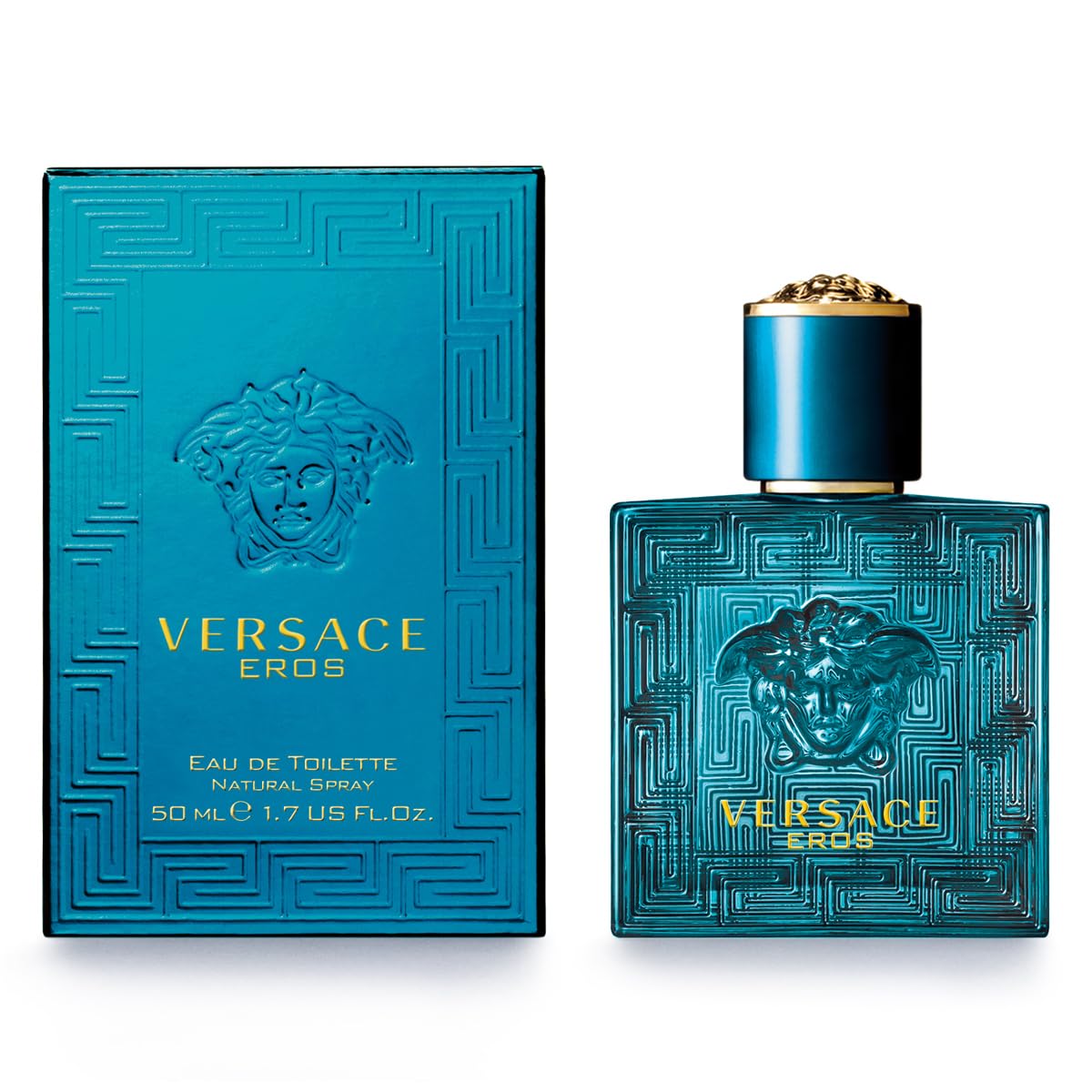 Versace Eros Eau de Toilette Spray for Men, 1.7 Ounce-1