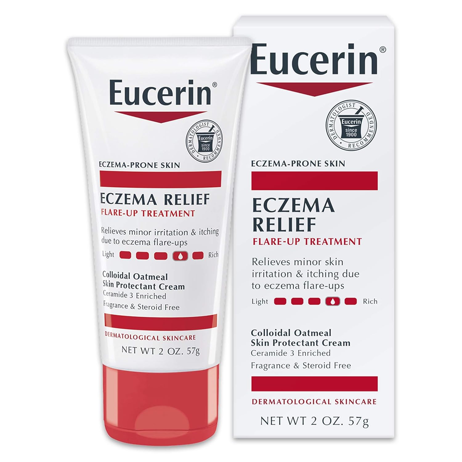 Eucerin Eczema Relief Flare-up Treatment - Provides Immediate Relief for Eczema-Prone Skin - 2 oz. Tube-0