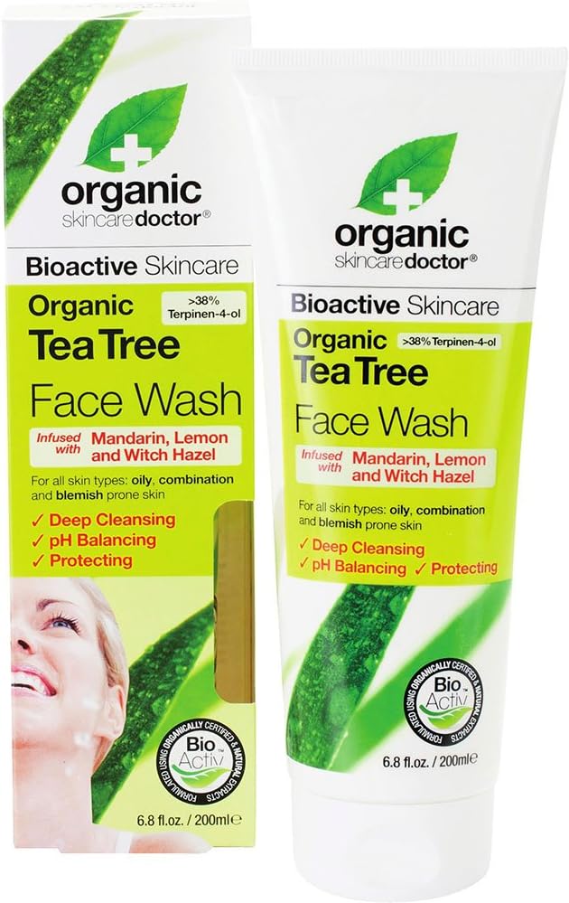 Organic Tea Tree Face Wash Organic Doctor 200 ml Liquid-0