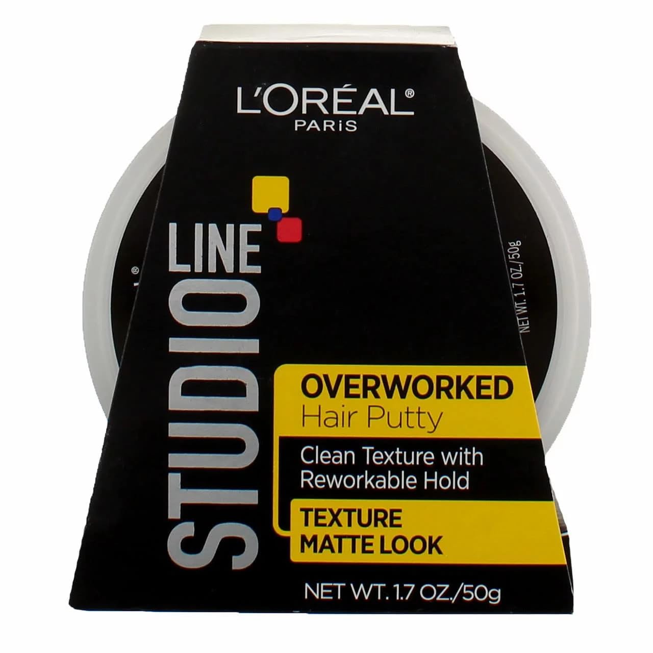 L'oreal Paris Studio Line Texture And Control Overworked Hair Putty Styling Paste, 1.7 Oz (2 Pack)-2