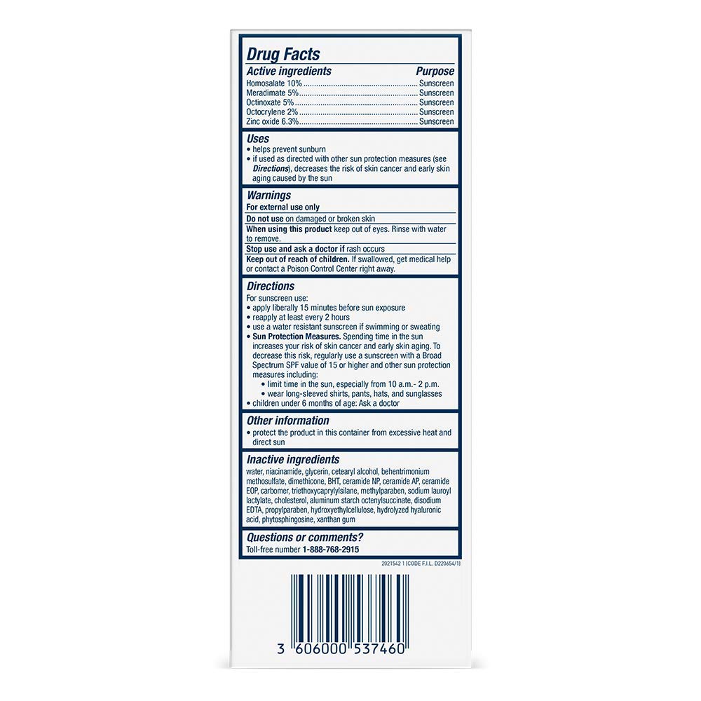 CeraVe AM Facial Moisturizing Lotion with SPF 30 | Oil-Free Face Moisturizer with SPF | Formulated with Hyaluronic Acid, Niacinamide & Ceramides | Non-Comedogenic | Broad Spectrum Sunscreen | 3 Ounce-15