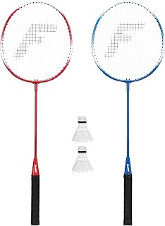 Franklin Sports Badminton Racket + Birdie Set - Replacement Badminton Equipment for Kids + Adults - 2 Player - 4 Player Badminton Racket Sets